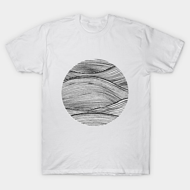 Waves T-Shirt by Seblee123